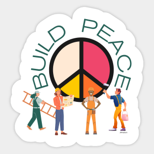 Build Peace Sticker